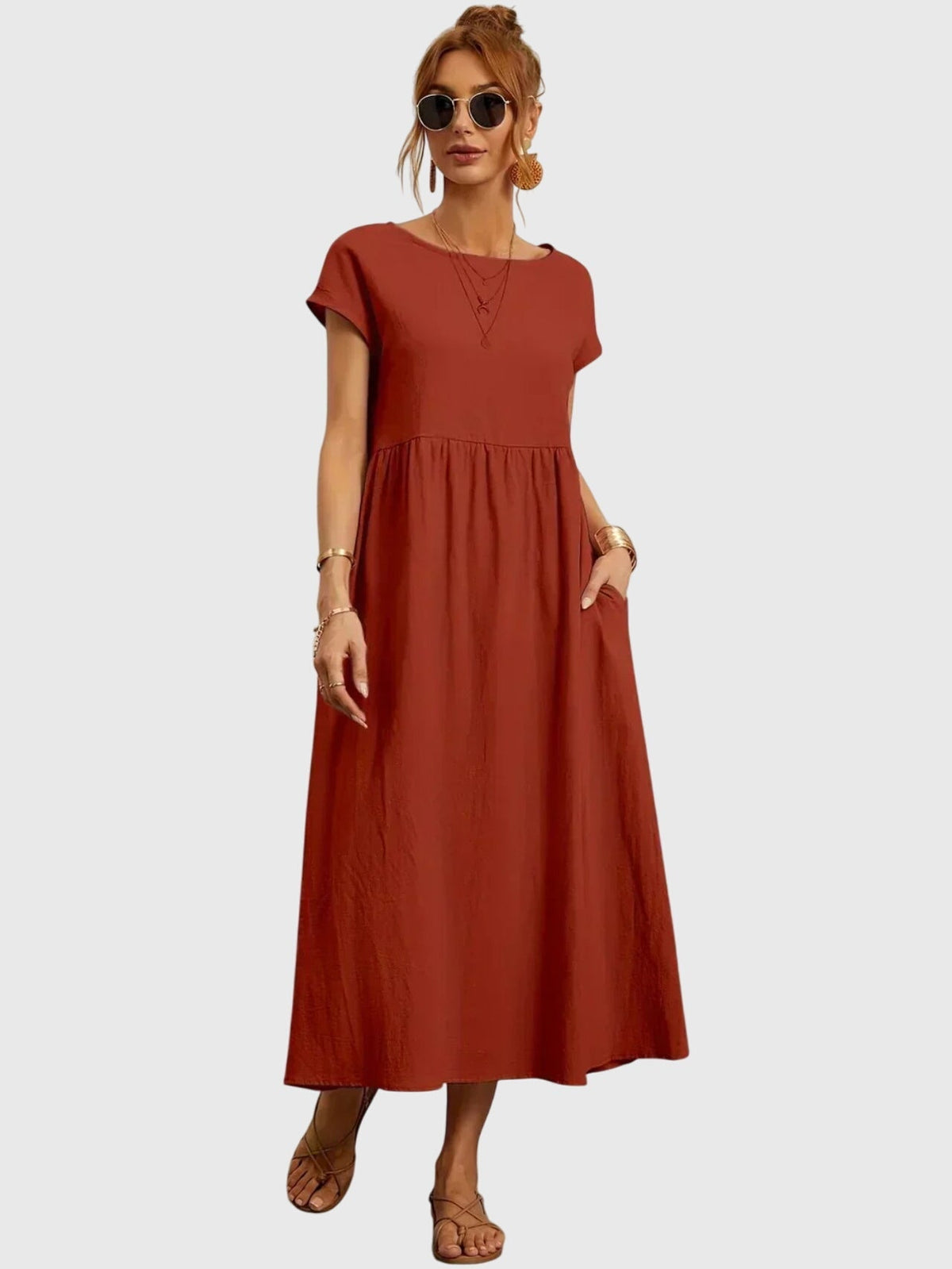GISELLE | RELAXED POCKET DRESS