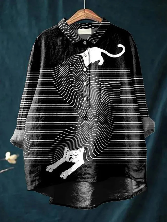 Evelyn | Brooks Playful Print Blouse