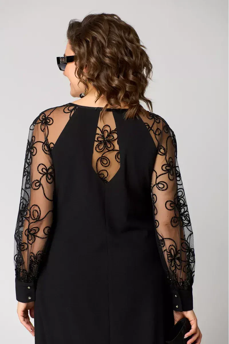 NICOLE | LACE-SLEEVE DRESS