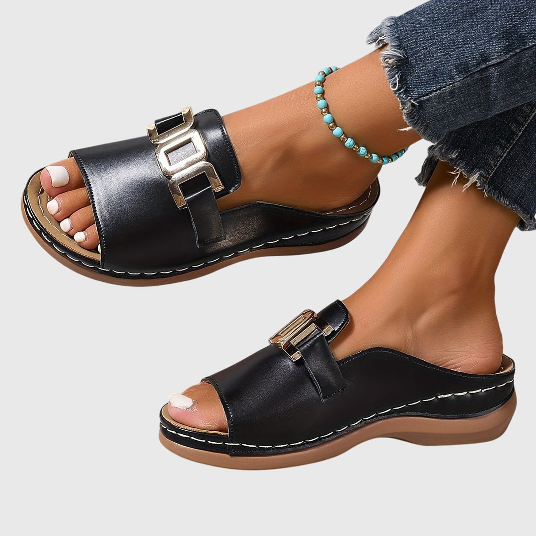 Olivia | Comfy Buckle Sandals