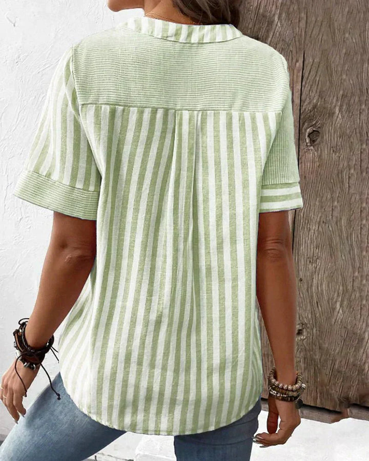 Peyton | Soft Striped Blouse
