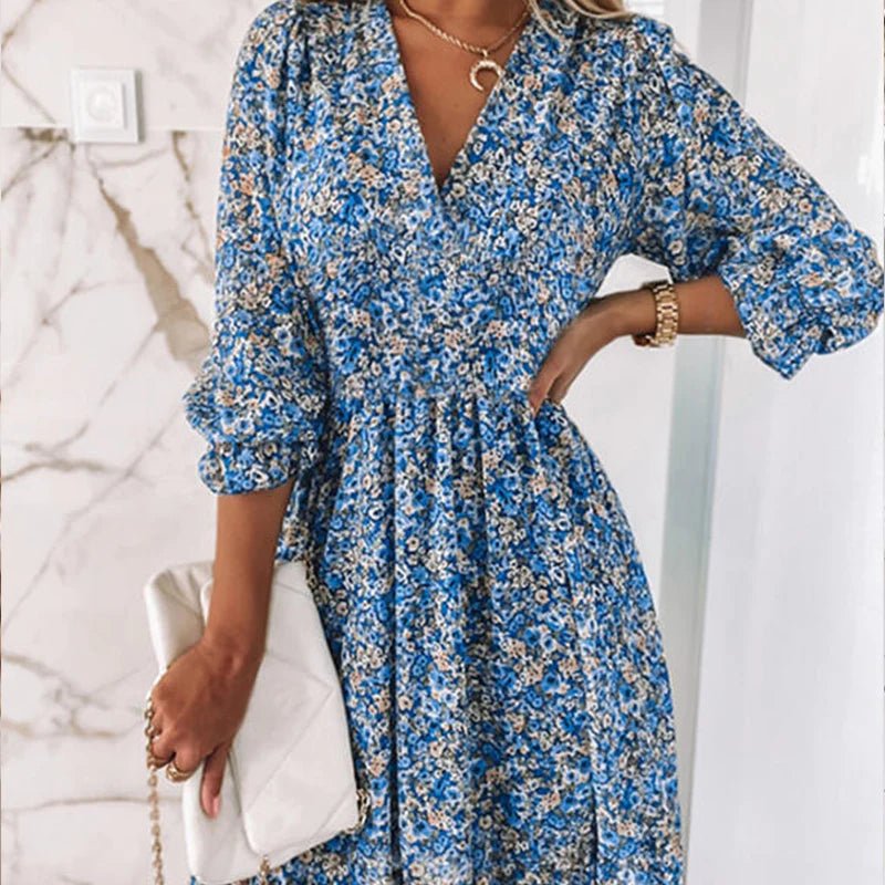 Abigail - Elegant Floral Dress