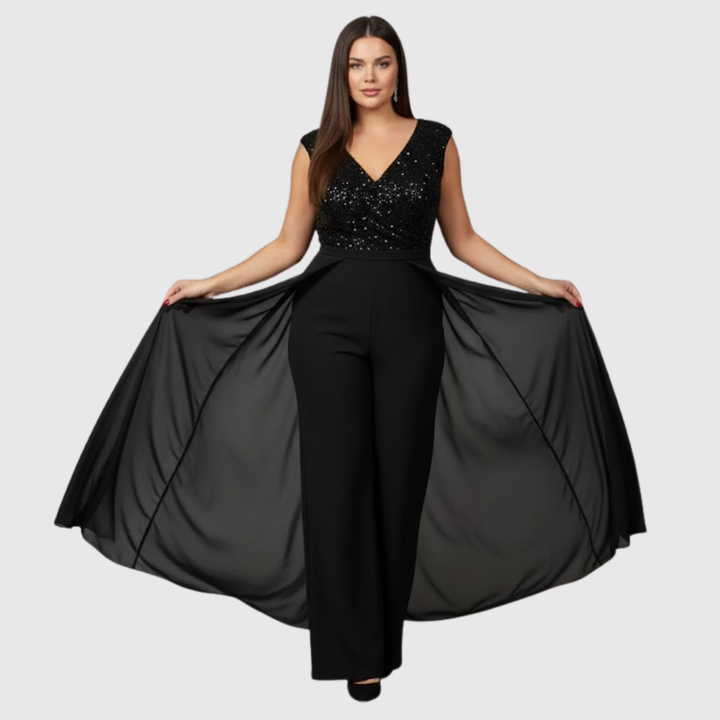 ZORAIDA QUINN | TIMELESS SLEEVELESS JUMPSUIT