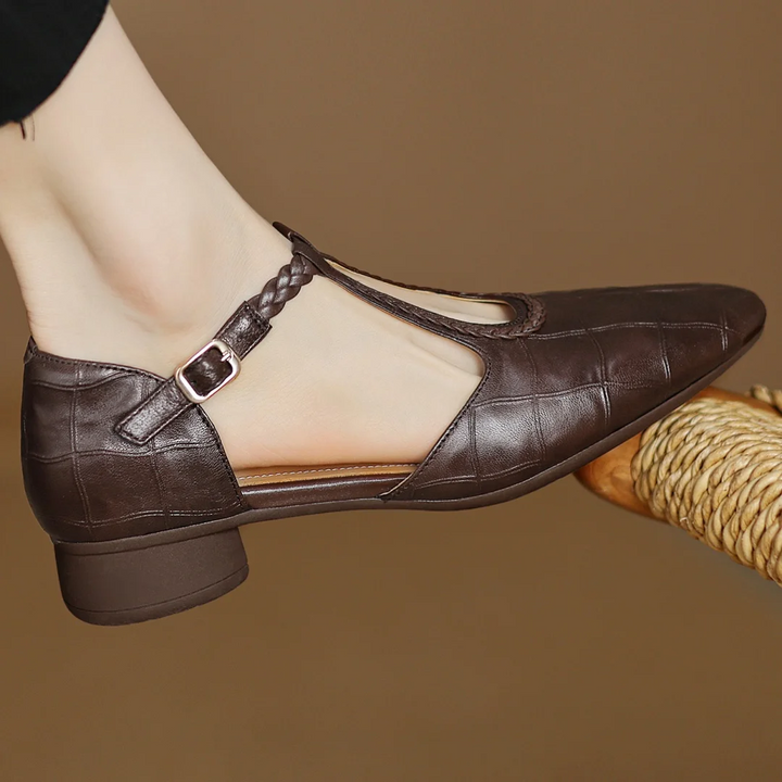 Emma | Leather Mary Janes