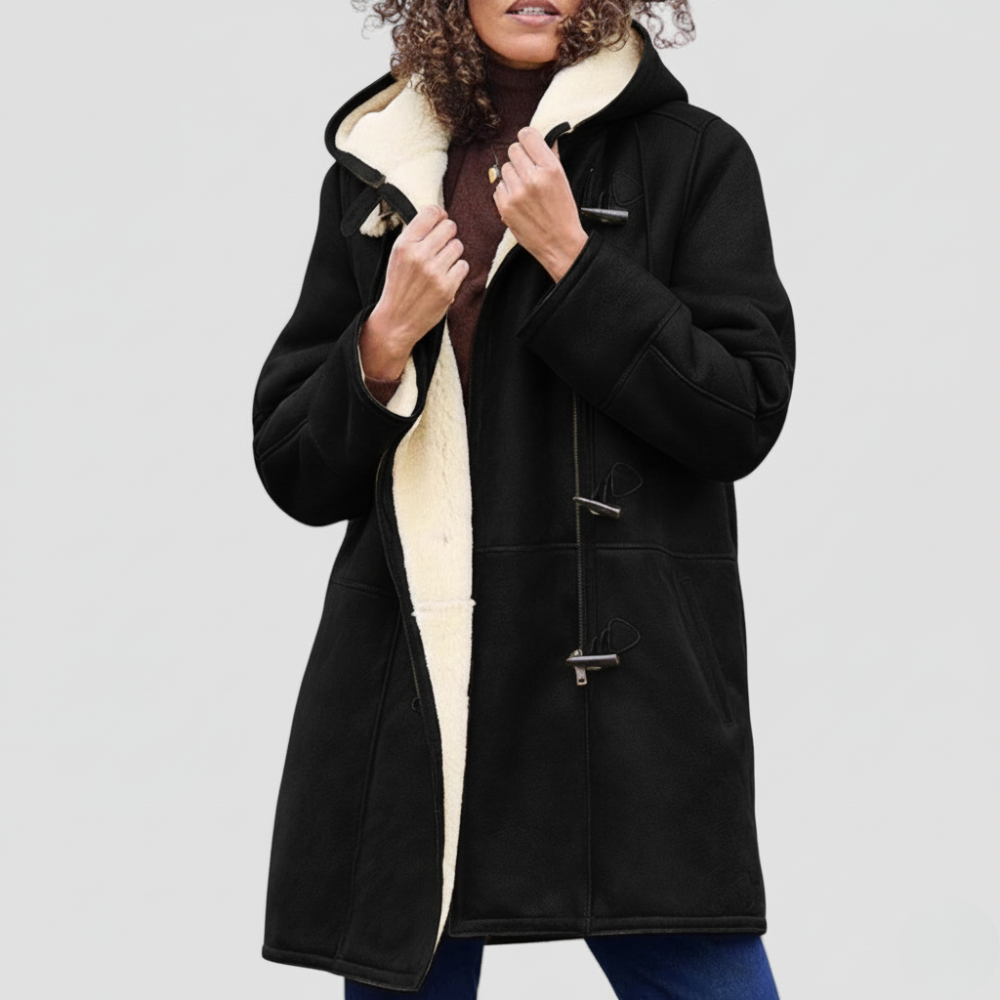 Claudia | Classic Shearling Long Coat