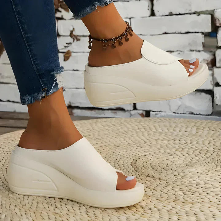 Nora – Orthopedic Slip-on Wedge Sandals