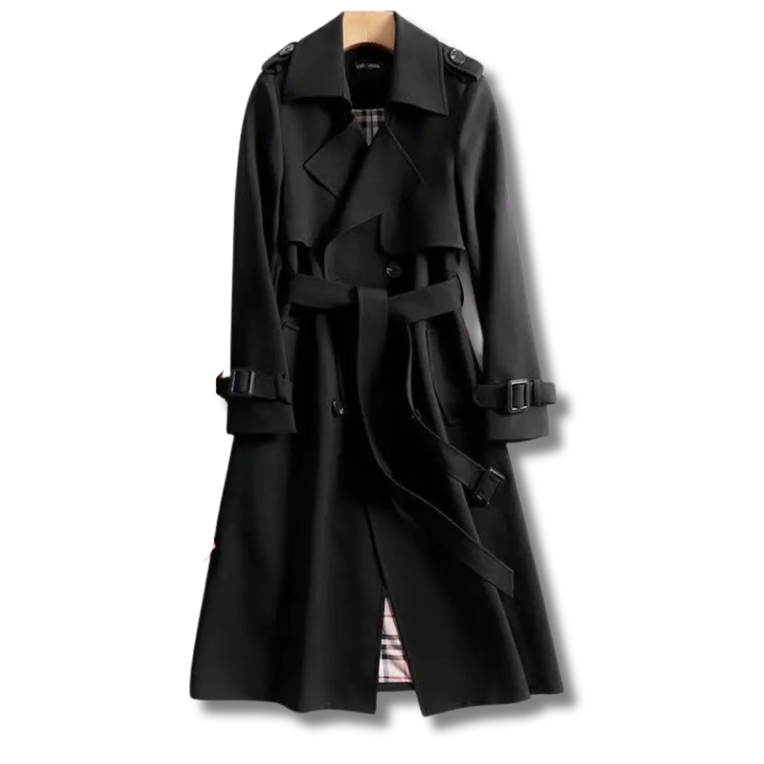Delsie | Chic Longline Trench Coat
