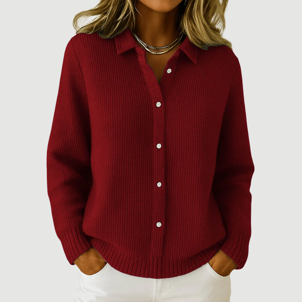 MAEVE | SOFT COLLARED KNIT