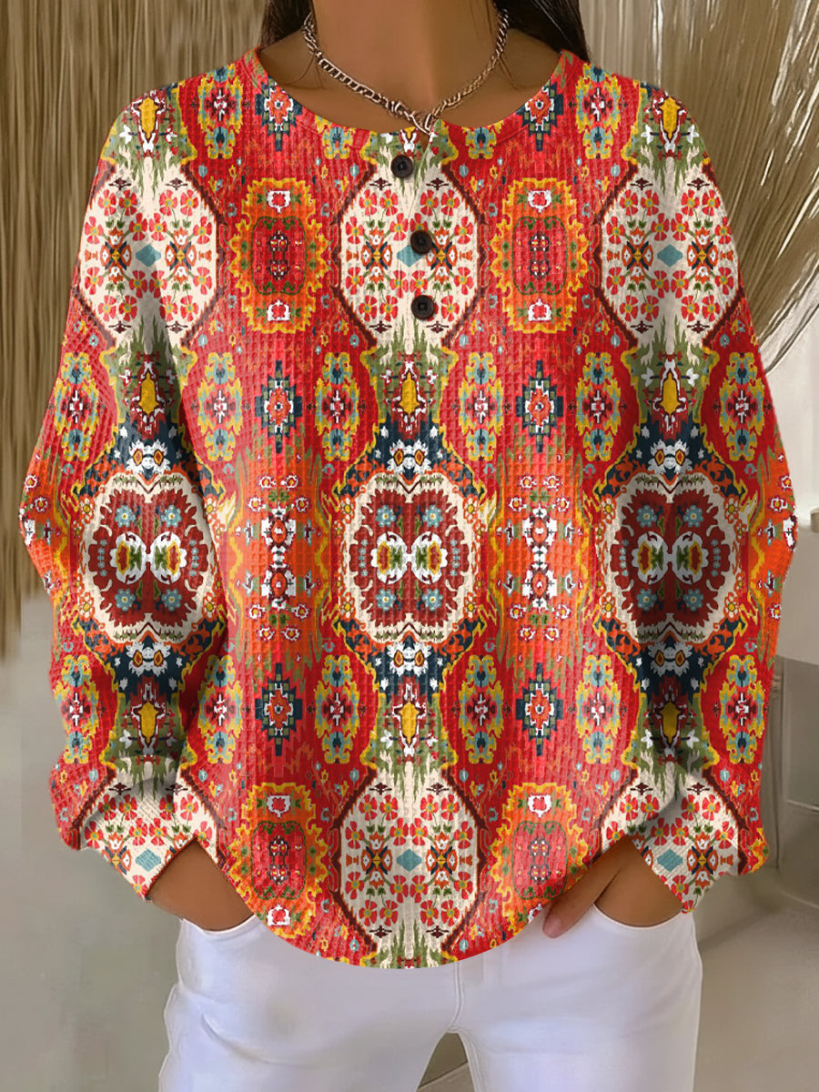 Selma | Flower Patterned Sweater