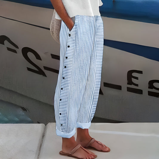 Ariel | Stylish Summer Striped Pants