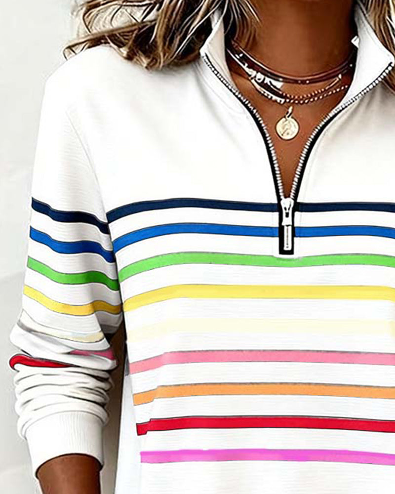 Cassie | Elegant Half-Zip Sweatshirt
