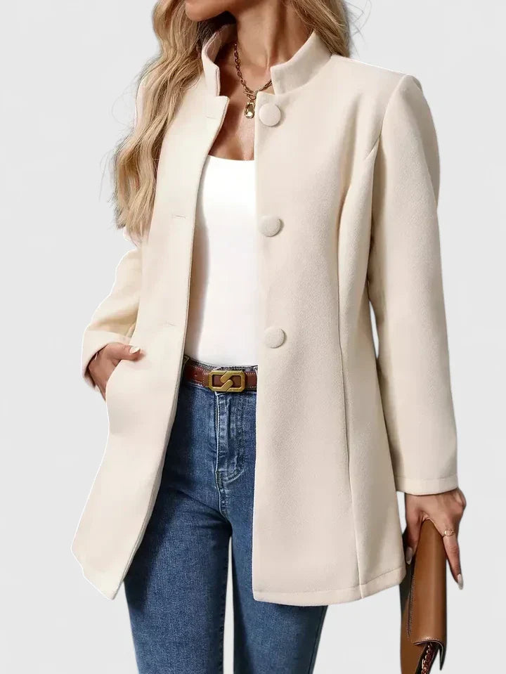 MELISSA | COLLARLESS TAILORED JACKET