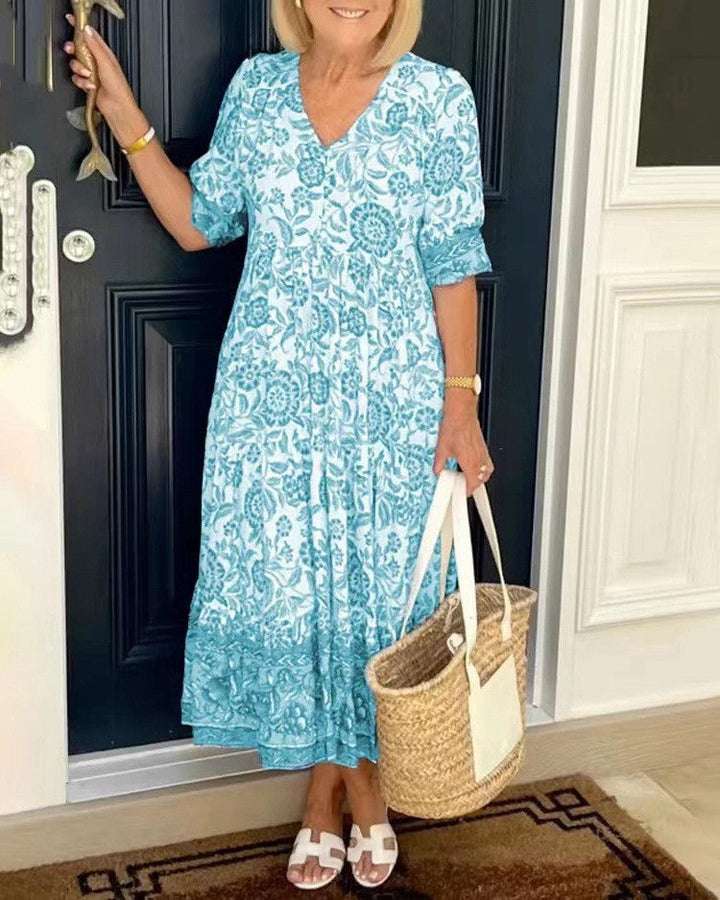Harper | Graceful V-Neck Floral
