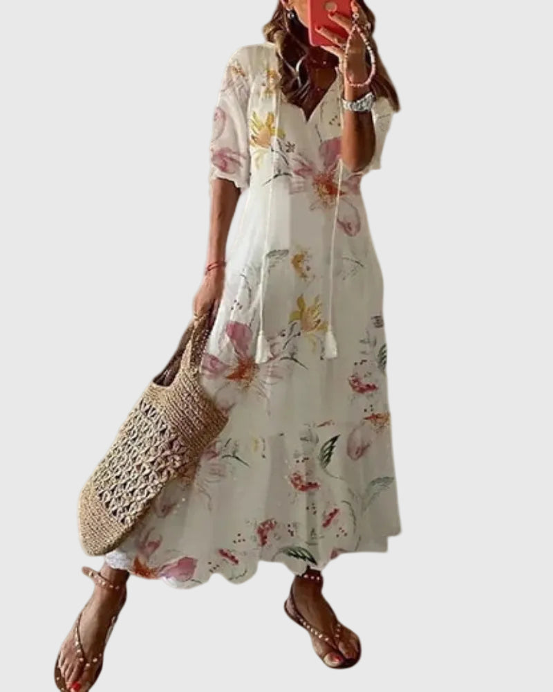 Abigail | Boho Vintage Summer Maxi Dress