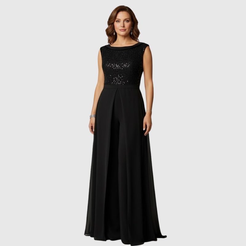 ZORAIDA QUINN | TIMELESS SLEEVELESS JUMPSUIT
