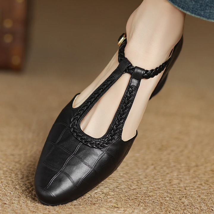 Emma | Leather Mary Janes