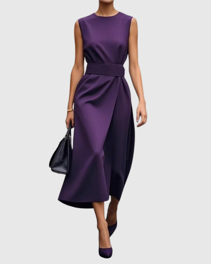 SOFIA | DRAPED MIDI DRESS