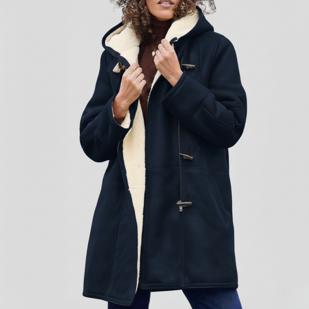Claudia | Classic Shearling Long Coat
