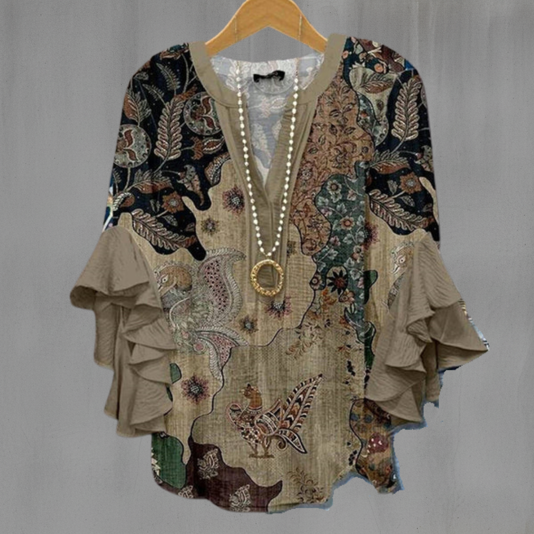 Autumn | Elegant Blouse with Patterns
