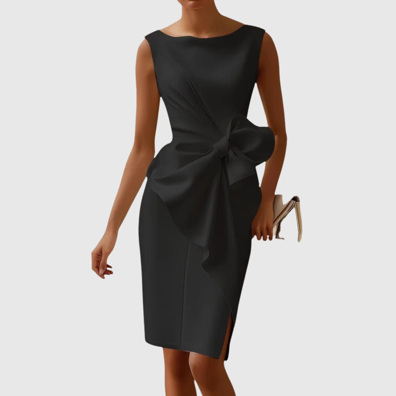 AINSLEY | TIMELESS SLEEVELESS MIDI DRESS