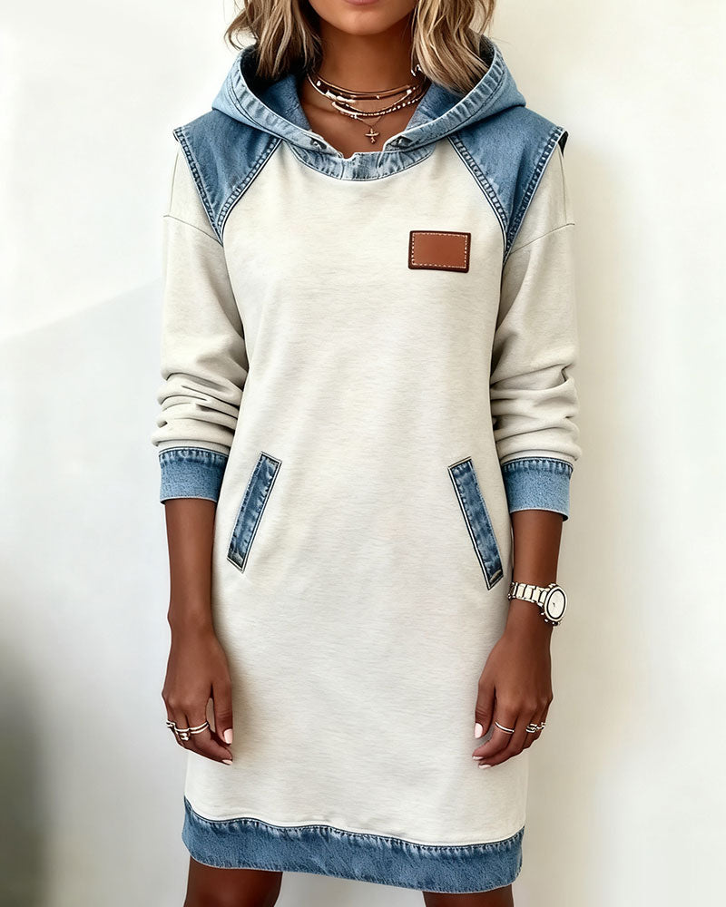VERA | RELAXED HOODED DRESS
