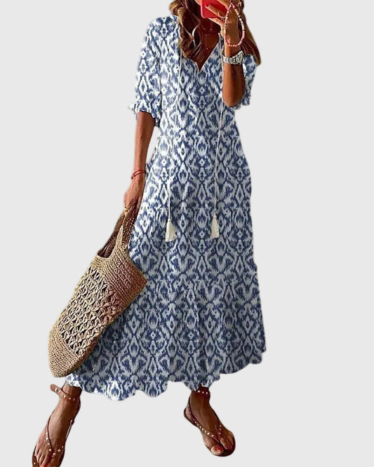 Abigail | Boho Vintage Summer Maxi Dress