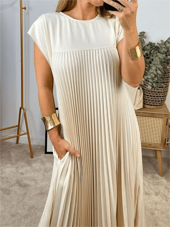 Nerina | Pleated Elegant Dress