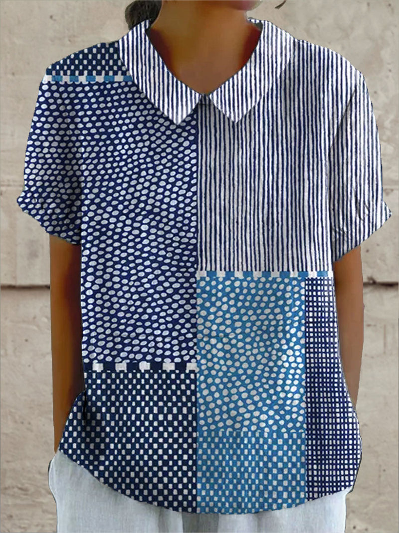 Madison | Patchwork Print Shirt