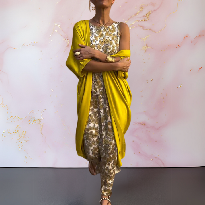 Hollis | Elegant Dress with Cardigan