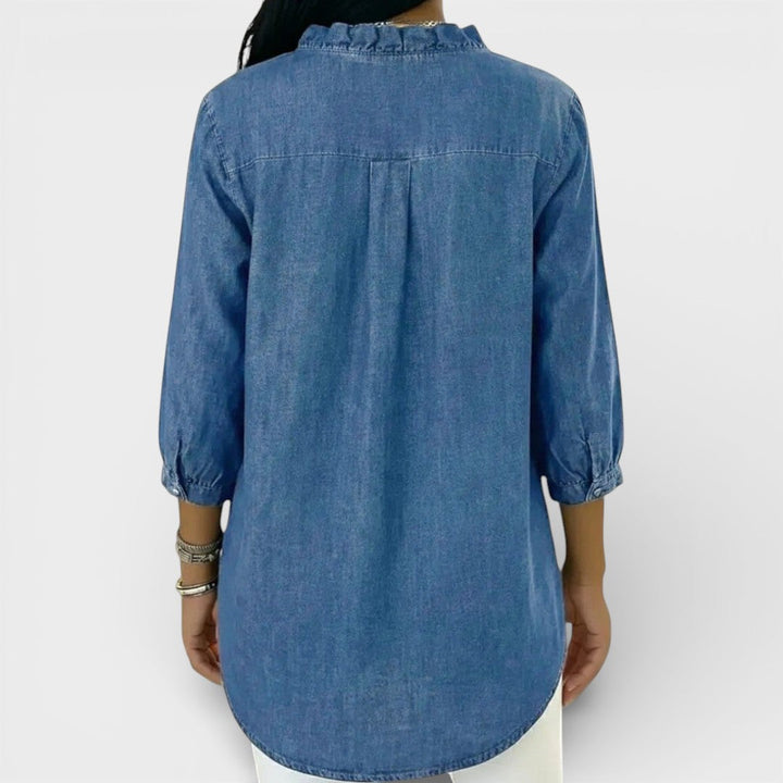 Everly | Elegant Ruffled Blouse