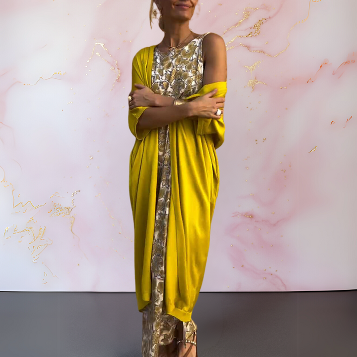 Hollis | Elegant Dress with Cardigan