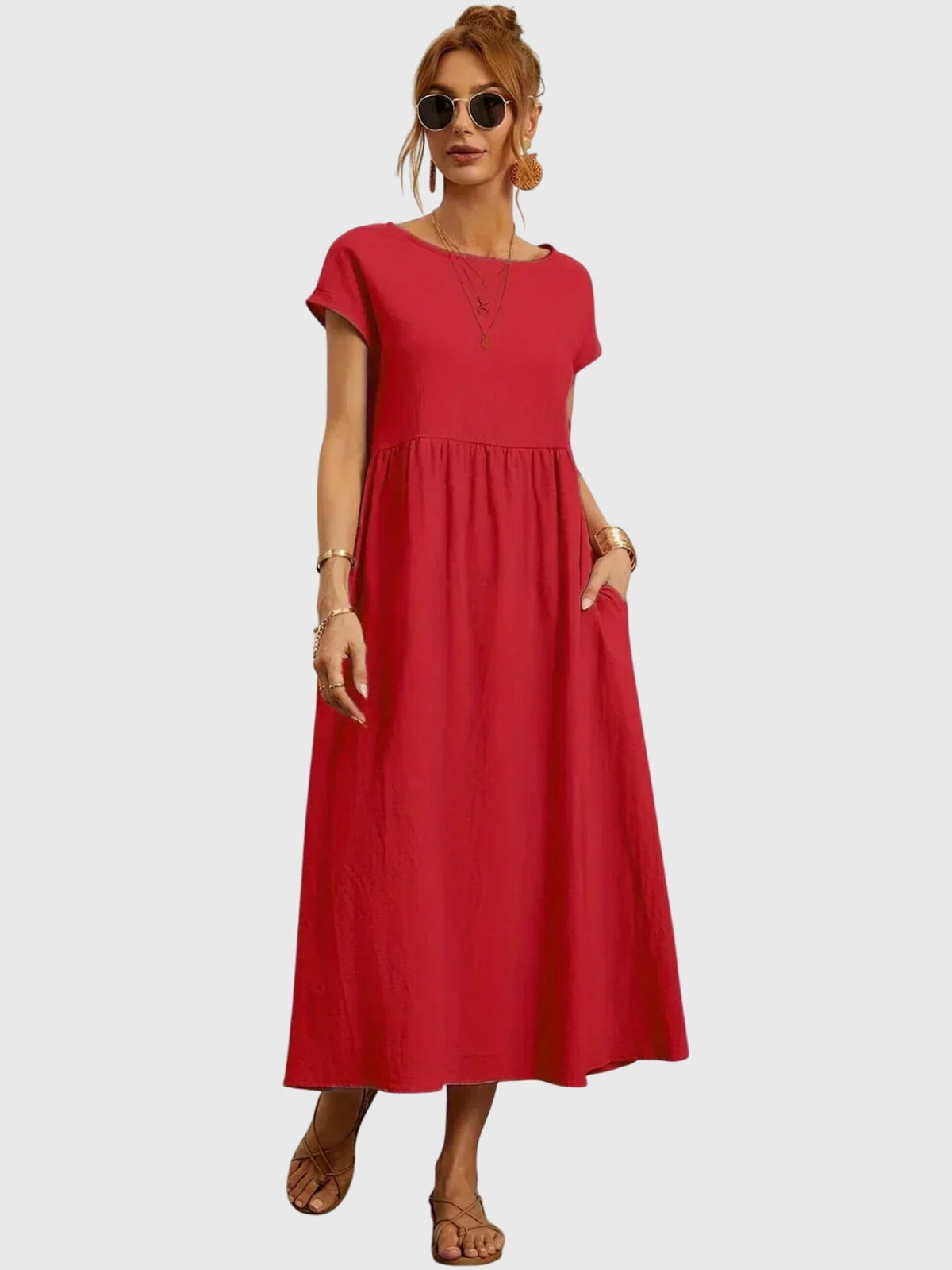 GISELLE | RELAXED POCKET DRESS