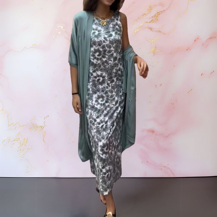 Hollis | Elegant Dress with Cardigan