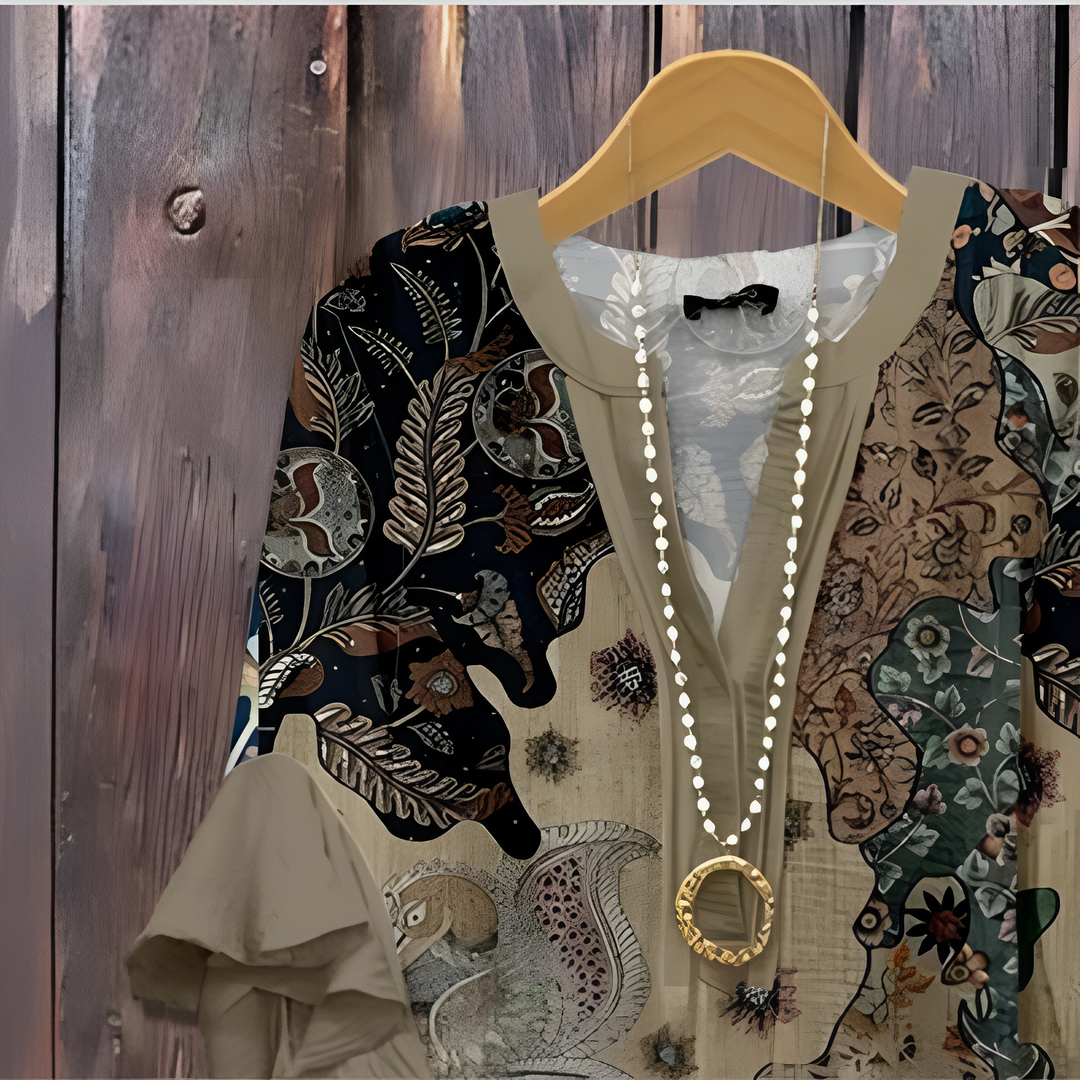 Autumn | Elegant Blouse with Patterns