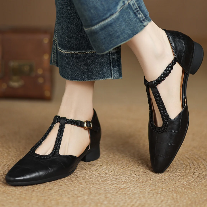 Emma | Leather Mary Janes