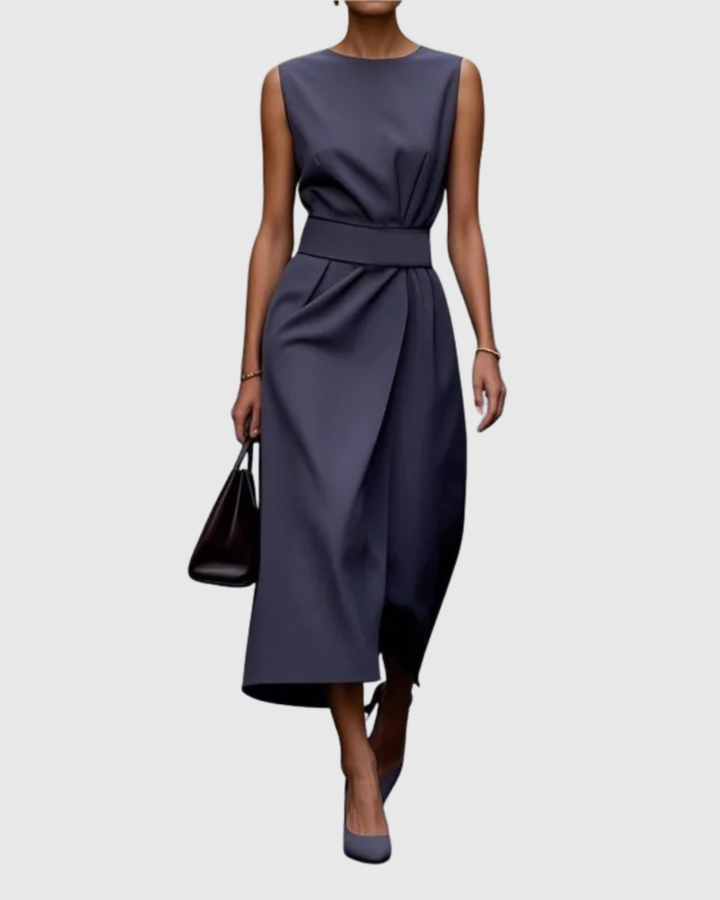 SOFIA | DRAPED MIDI DRESS