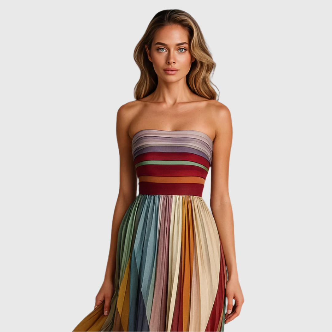 SABINE | VIBRANT PRINT DRESS