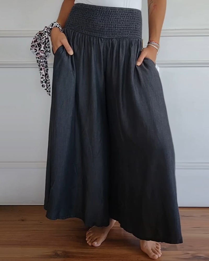 Leora - Comfy Wide-Leg Trousers