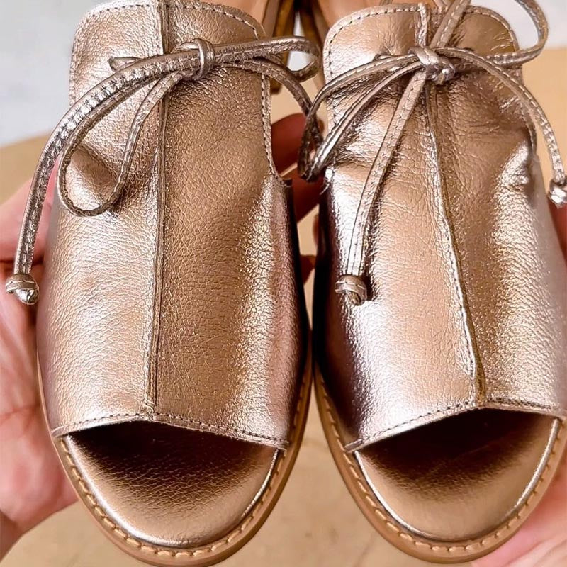 Nora – STRAP-STYLE LEATHER SANDALS