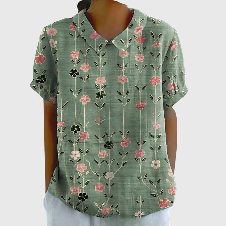 JENNA | LIGHTWEIGHT FLORAL BLOUSE