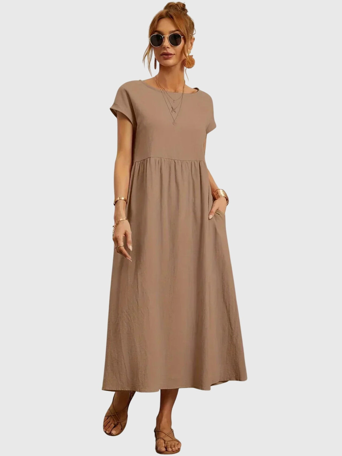 GISELLE | RELAXED POCKET DRESS