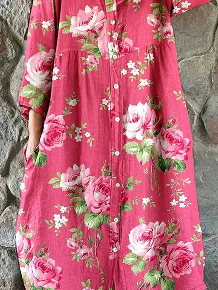 Lucy | Art Floral Dress