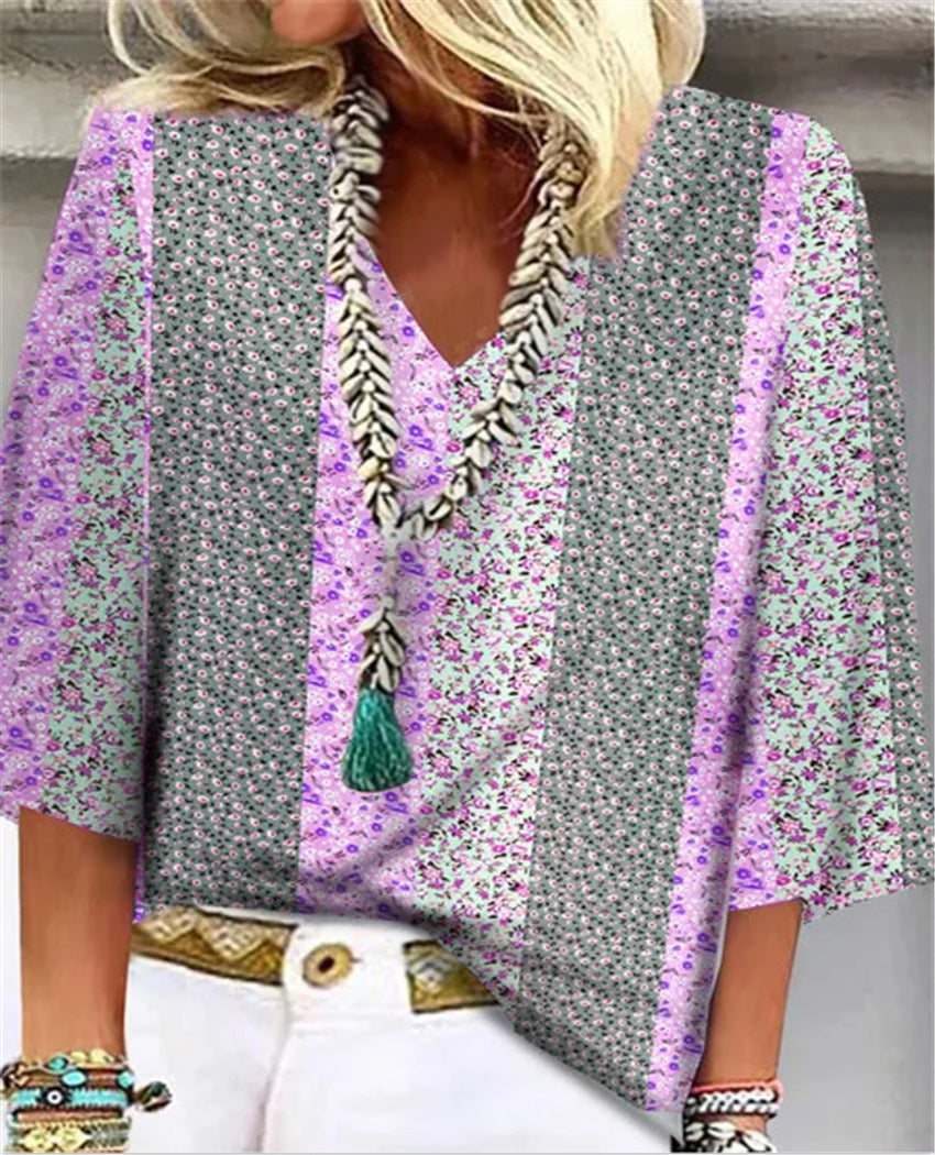 Leah | Floral Breeze Blouse
