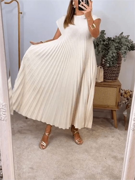 Nerina | Pleated Elegant Dress