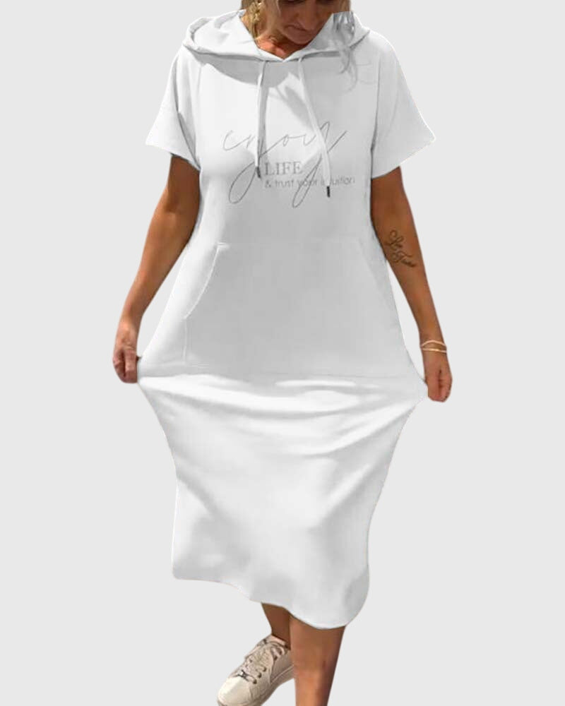 MARLOWE | EFFORTLESS HOODIE DRESS