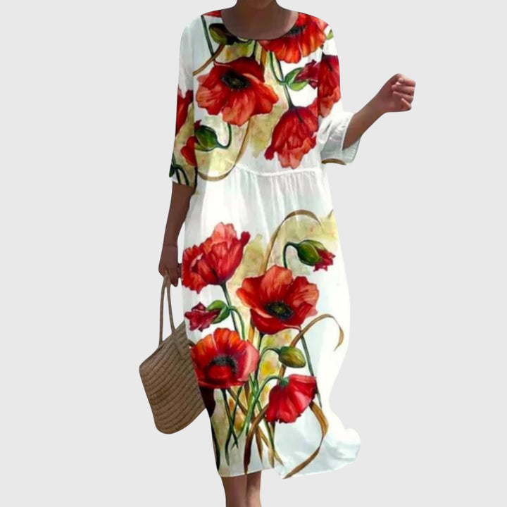 Evelyn | Stylish Floral Maxi Dress