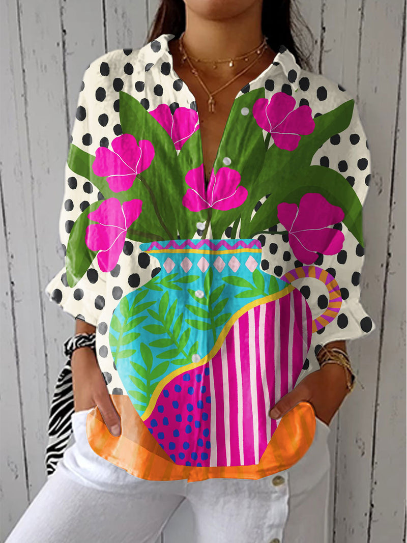 Valentina | Blooming Vase Blouse