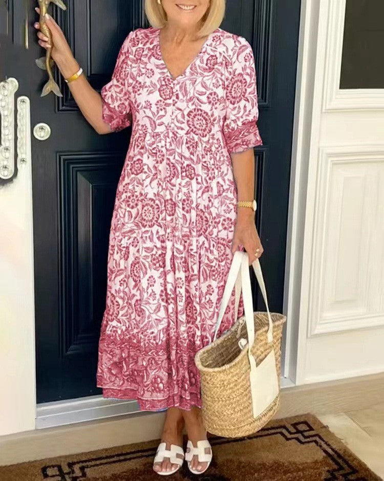 Harper | Graceful V-Neck Floral