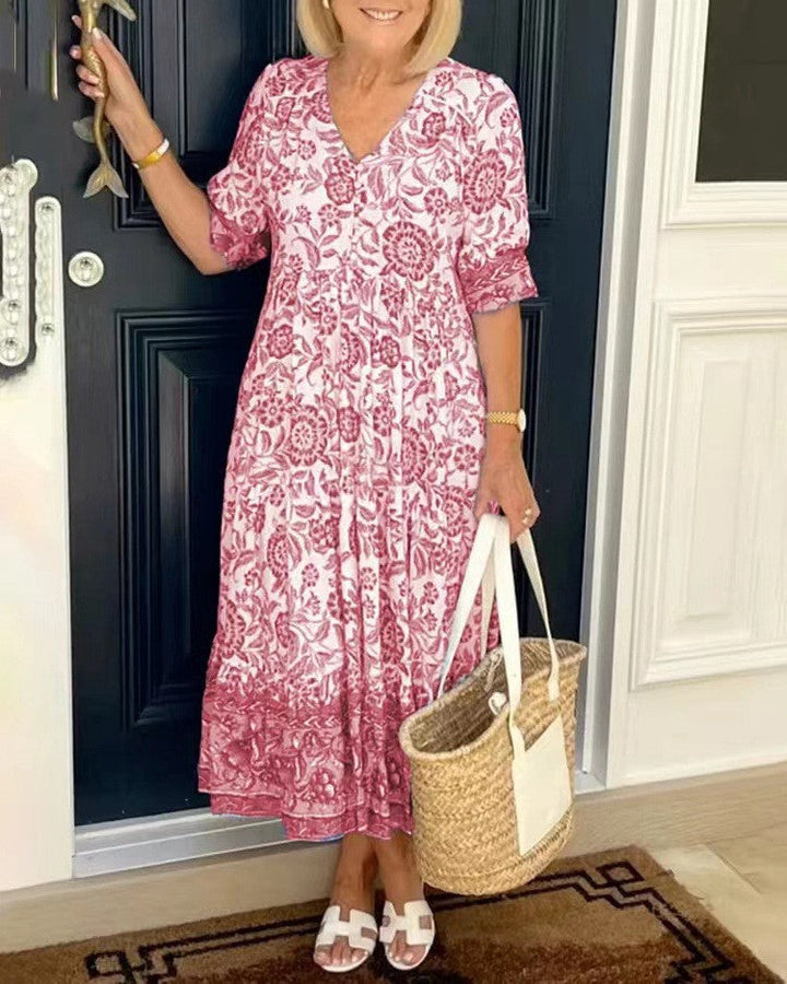 Harper | Graceful V-Neck Floral