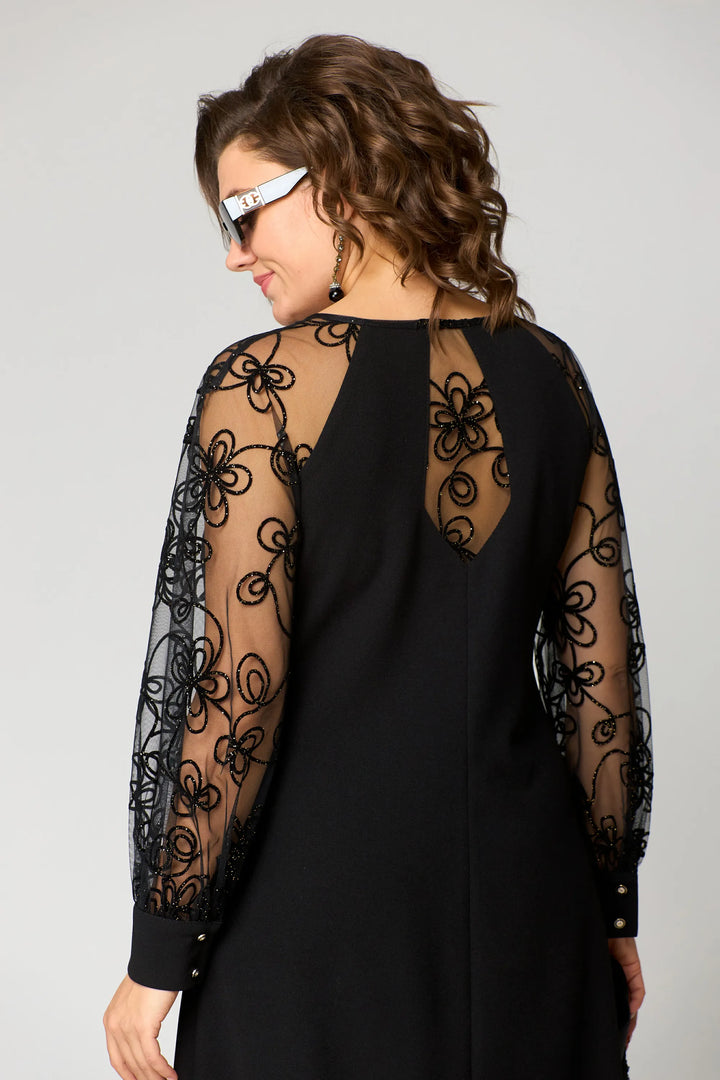 JULIA | EMBROIDERED SLEEVE DRESS